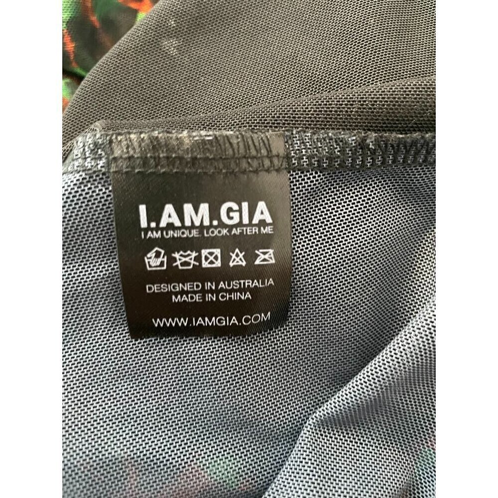 I.AM.GIA Size XS  Top Blouse Long Sleeve Sheer Grunge Sexy Goth - Picture 8 of 8